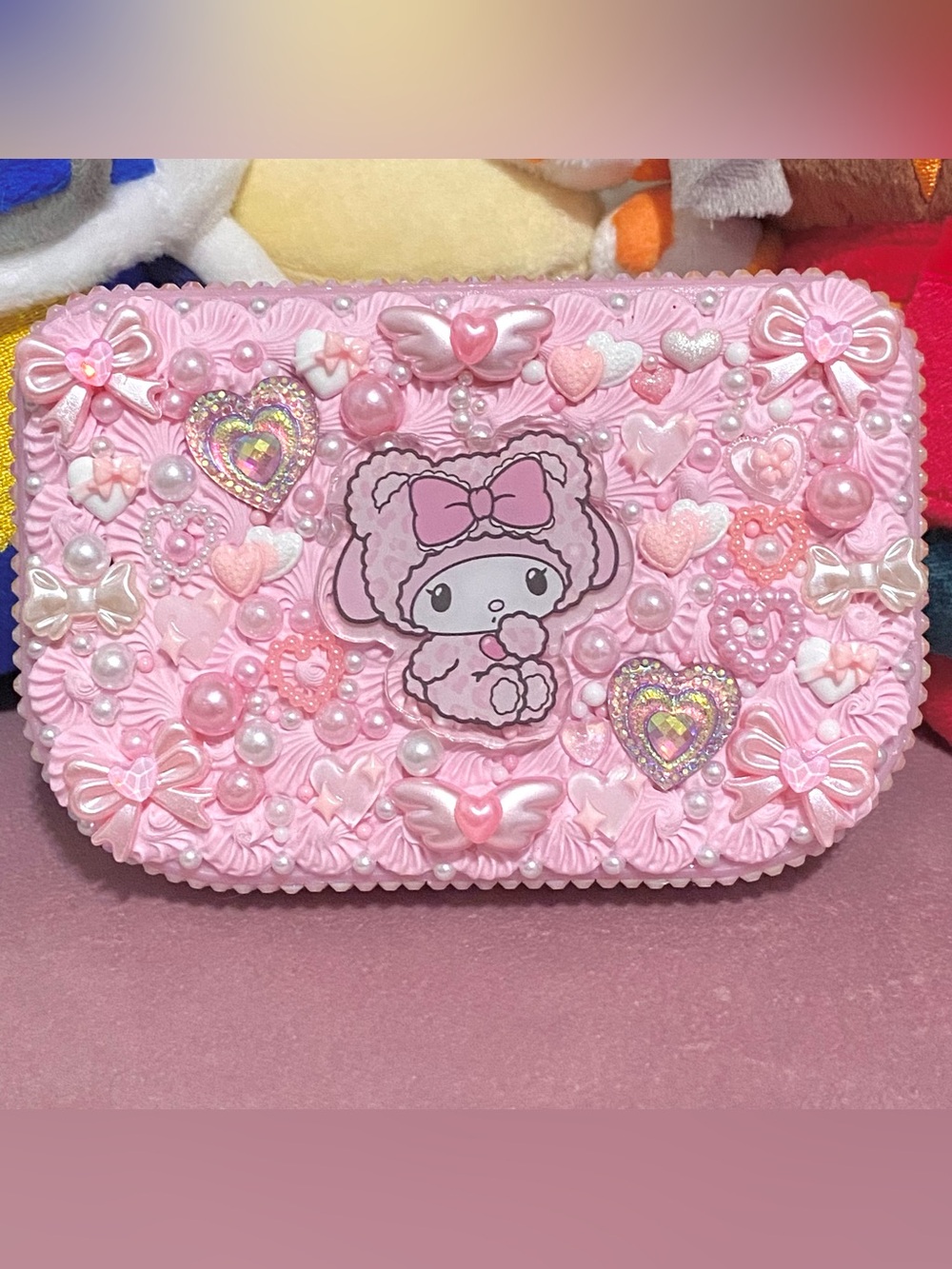 Sanrio My Melody Kawaii Gyaru Decoden Eyelash Case